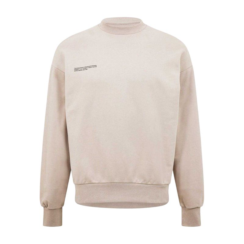 Pangaia Mens 365 Logo Sweatshirt / Stone Grey